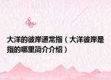 大洋的彼岸通常指（大洋彼岸是指的哪里简介介绍）