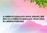 在中国国内可以直接在KATE SPADE 美国官网上面网购吗介绍 在中国国内可以直接在KATE SPADE 美国官网上面网购吗详细情况如何