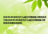日本ANAN杂志为什么是日本男明星小鲜肉杂志介绍(日本ANAN杂志为什么是日本男明星小鲜肉杂志详细情况如何)