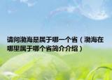 请问渤海是属于哪一个省（渤海在哪里属于哪个省简介介绍）