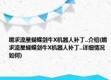 跪求流星蝴蝶剑牛X机器人补丁..介绍(跪求流星蝴蝶剑牛X机器人补丁..详细情况如何)