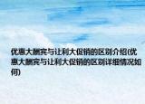 优惠大酬宾与让利大促销的区别介绍(优惠大酬宾与让利大促销的区别详细情况如何)