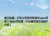 新手机第一次怎么充电对电池好oppo系列（oppo手机第一次正确充电方法简介介绍）