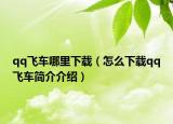 qq飞车哪里下载（怎么下载qq飞车简介介绍）
