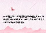 AMD速龙Ⅱ×250可以升级AMD速龙Ⅱ×4635吗介绍(AMD速龙Ⅱ×250可以升级AMD速龙Ⅱ×4635吗详细情况如何)