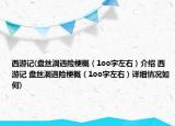 西游记(盘丝洞遇险梗概（1oo字左右）介绍 西游记 盘丝洞遇险梗概（1oo字左右）详细情况如何)