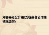 刘容嘉老公介绍(刘容嘉老公详细情况如何)