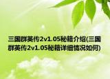 三国群英传2v1.05秘籍介绍(三国群英传2v1.05秘籍详细情况如何)