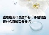 画墙绘用什么颜料好（手绘墙画用什么颜料简介介绍）