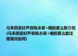 马来西亚好声音陈永馨+唱的甚么歌介绍(马来西亚好声音陈永馨+唱的甚么歌详细情况如何)