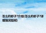怎么钓虾子?介绍(怎么钓虾子?详细情况如何)