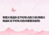 穿越火线战队名字好听点的介绍(穿越火线战队名字好听点的详细情况如何)