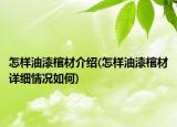 怎样油漆棺材介绍(怎样油漆棺材详细情况如何)