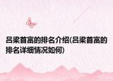 吕梁首富的排名介绍(吕梁首富的排名详细情况如何)