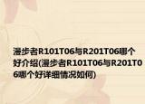 漫步者R101T06与R201T06哪个好介绍(漫步者R101T06与R201T06哪个好详细情况如何)