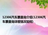 12306汽车票查询介绍(12306汽车票查询详细情况如何)