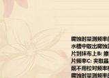 腐蚀时量测频率的操作方法是（）A:(在热水槽中取出腐蚀篮用塑料镊子夹取少数晶片到抹布上B: 擦干晶片在测频仪上量测晶片频率C: 夹取晶片时动作轻重都可D: 量测前不用校对频率标晶