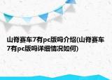 山脊赛车7有pc版吗介绍(山脊赛车7有pc版吗详细情况如何)