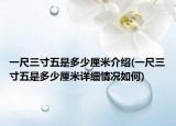 一尺三寸五是多少厘米介绍(一尺三寸五是多少厘米详细情况如何)