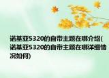 诺基亚5320的自带主题在哪介绍(诺基亚5320的自带主题在哪详细情况如何)