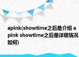apink(showtime之后是介绍 apink showtime之后是详细情况如何)