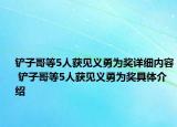 铲子哥等5人获见义勇为奖详细内容 铲子哥等5人获见义勇为奖具体介绍