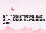 第二十二条婚规第二部在哪可以看介绍 第二十二条婚规第二部在哪可以看详细情况如何