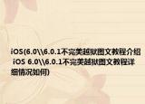 iOS(6.0\6.0.1不完美越狱图文教程介绍 iOS 6.0\6.0.1不完美越狱图文教程详细情况如何)