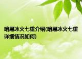 暗黑冰火七重介绍(暗黑冰火七重详细情况如何)