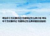 寻仙中十方幻象印记(功德微记怎么弄介绍 寻仙中十方幻象印记 功德微记怎么弄详细情况如何)