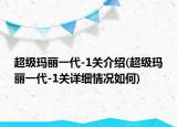 超级玛丽一代-1关介绍(超级玛丽一代-1关详细情况如何)