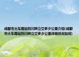 成都市火车南站到川陕立交多少公里介绍(成都市火车南站到川陕立交多少公里详细情况如何)