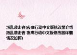 叛乱袭击者(夜鹰行动中文版修改器介绍 叛乱袭击者 夜鹰行动中文版修改器详细情况如何)