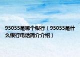 95055是哪个银行（95055是什么银行电话简介介绍）