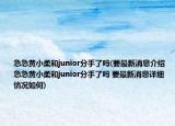 急急黄小柔和junior分手了吗(要最新消息介绍 急急黄小柔和junior分手了吗 要最新消息详细情况如何)
