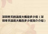 深圳冬天的温度大概是多少度（深圳冬天温度大概在多少度简介介绍）