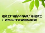 格式工厂转换3GP失败介绍(格式工厂转换3GP失败详细情况如何)