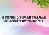 比尔盖茨是什么学校毕业的学什么专业的（比尔盖茨毕业于哪所学校简介介绍）
