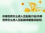 传奇世界怎么进入五蛇殿介绍(传奇世界怎么进入五蛇殿详细情况如何)