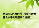 骁龙450百度百科（骁龙450是什么水平处理器简介介绍）