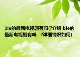 bie的最新电视剧有吗(?介绍 bie的最新电视剧有吗   ?详细情况如何)