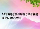 10千克等于多少斤啊（10千克是多少斤简介介绍）