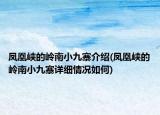 凤凰峡的岭南小九寨介绍(凤凰峡的岭南小九寨详细情况如何)