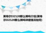 英特尔I32120那么弱吗介绍(英特尔I32120那么弱吗详细情况如何)