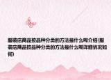服装店商品按品种分类的方法是什么呢介绍(服装店商品按品种分类的方法是什么呢详细情况如何)