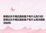 新骐达扶手箱后面的盖子有什么用介绍(新骐达扶手箱后面的盖子有什么用详细情况如何)