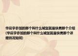 华晨宇参加的那个叫什么城堡就是快男那个介绍(华晨宇参加的那个叫什么城堡就是快男那个详细情况如何)