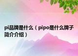pi品牌是什么（pipo是什么牌子简介介绍）