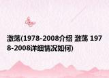 激荡(1978-2008介绍 激荡 1978-2008详细情况如何)