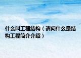 什么叫工程结构（请问什么是结构工程简介介绍）